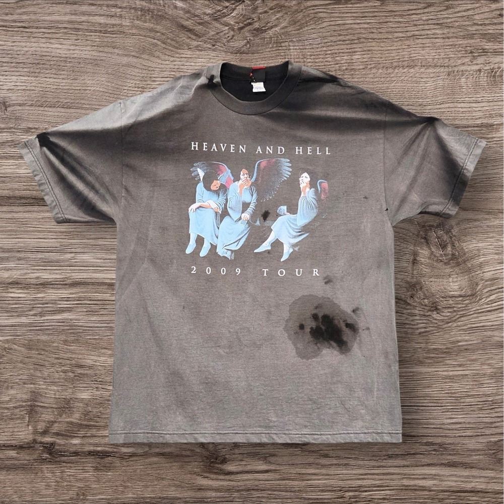 Heaven and Hell 2009 Tour T Shirt Mens XL Black Alstyle Black Sabbath Concert